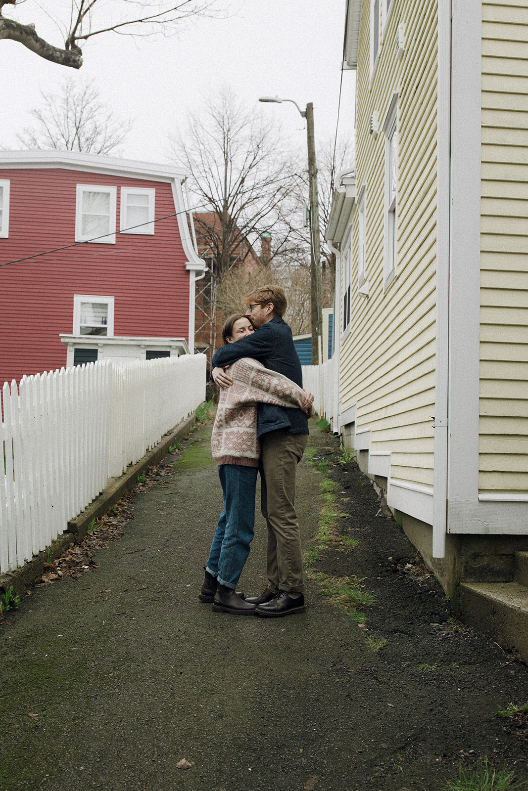 Kaitlyn & Marty in the alley, Downtown, St. John's